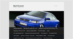 Desktop Screenshot of opel-scanner.ro
